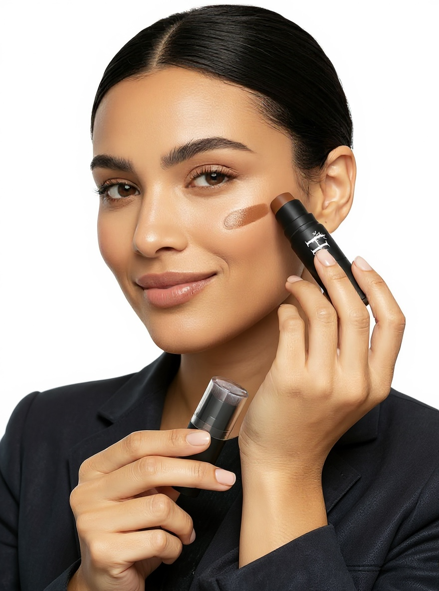 Contour stick with Brush