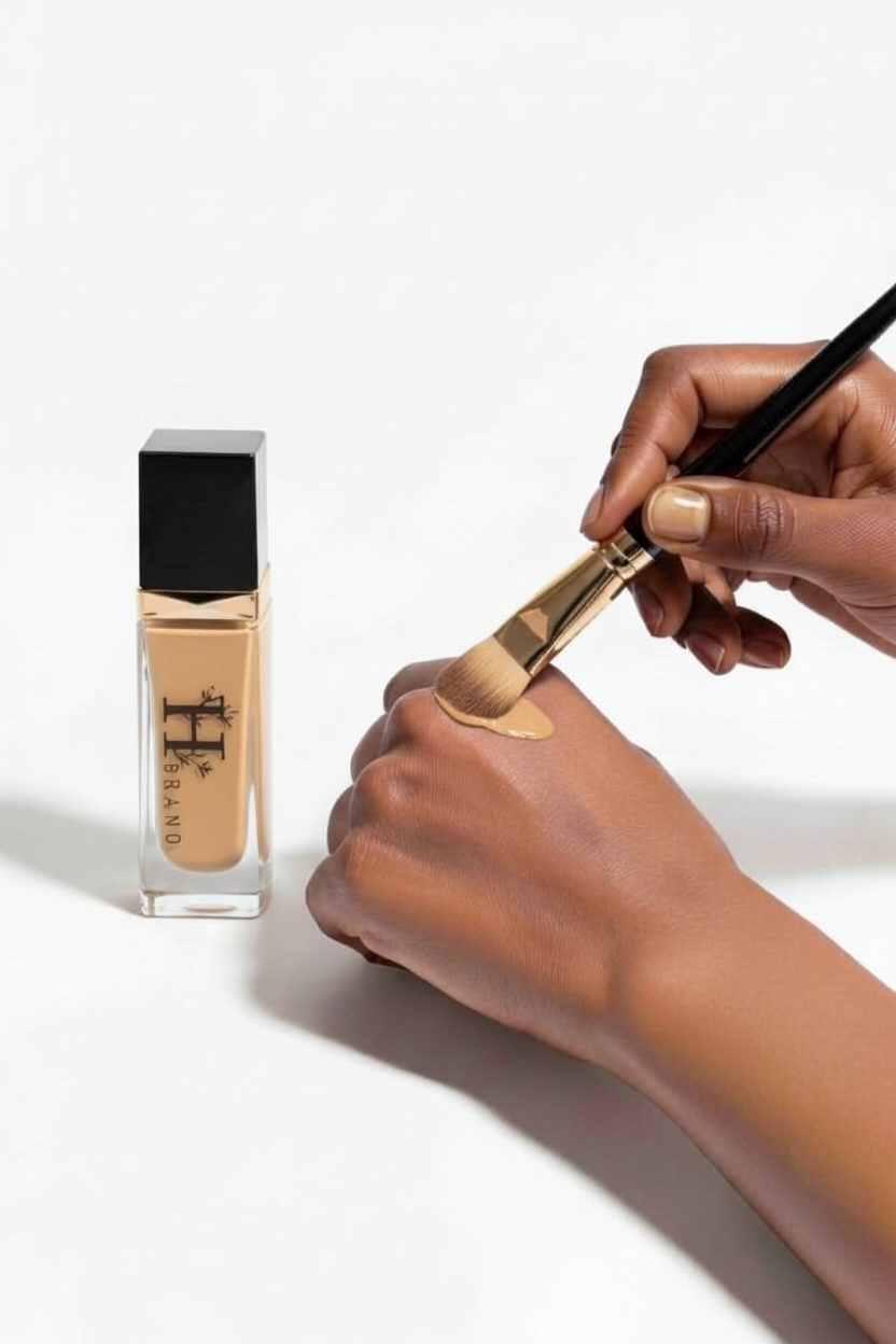 Foundation with sun protection 15%